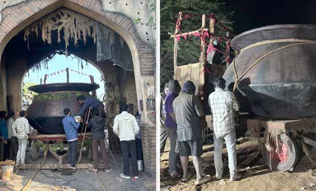 Inside the massive 2.5-acre slum set of The Paradise: Makers built 60 houses and used 100 water tankers for ‘Aaya Sher’ from the Nani starrer