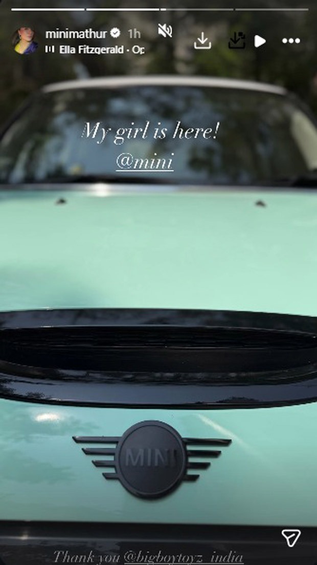 कथित तौर पर कबीर खान ने पत्नी मिनी माथुर को 32 लाख रुपये की मिनी कूपर SE गिफ्ट की है