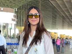 Mrunal Thakur papped in a pretty outfit
