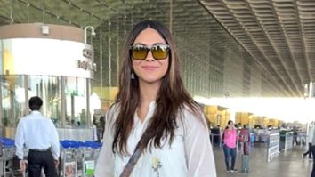 Mrunal Thakur papped in a pretty outfit