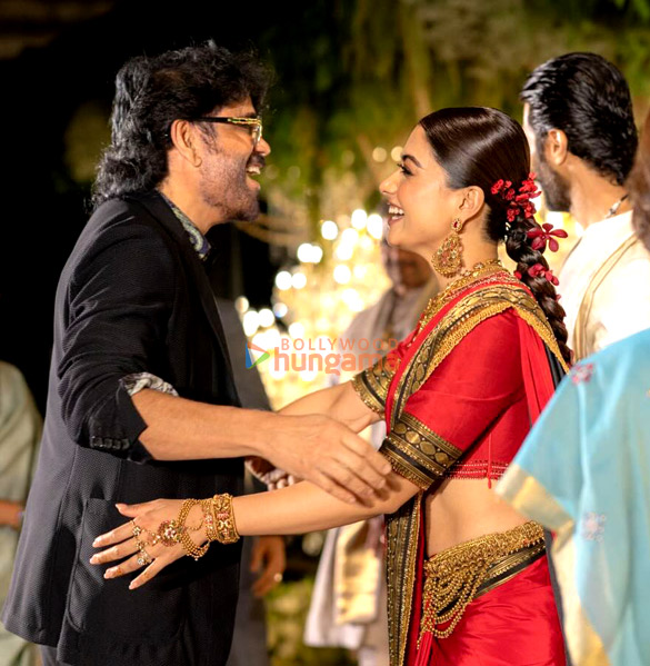 photos allu arjun mrunal thakur sreeleela kriti sanon and others attend vijay deverakonda rashmika mandannas wedding reception 2 3