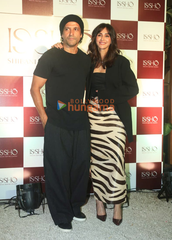 photos farhan akhtar shibani dandekar and others attend issho launch event 2