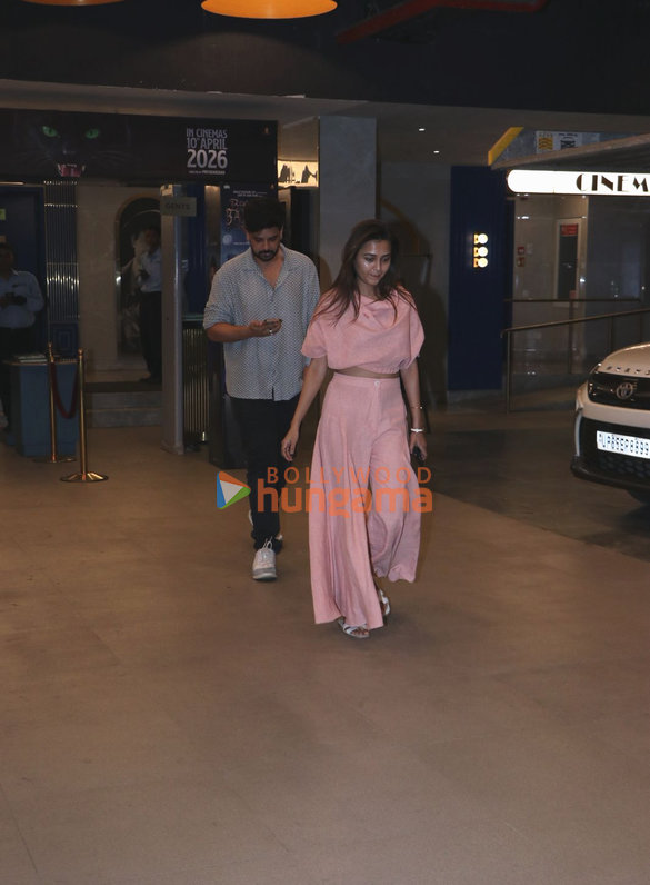 photos karan kundrra and tejasswi prakash snapped at pvr juhu 2