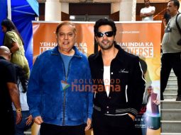 Photos: Varun Dhawan and David Dhawan snapped on the sets of The Great Indian Kapil Show