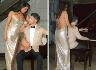Priyanka Chopra stuns in Stella McCartney at Vanity Fair after-party; Nick Jonas complements in classic tuxedo