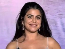 Shenaz Treasury in a silver shimmer gown