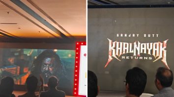 BREAKING: Ballu is back! Sanjay Dutt announces Khalnayak Returns; teaser gets massive response at launch event