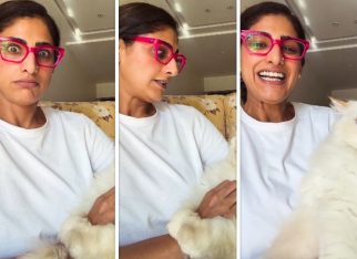 Kubbra Sait shares playful moment with her pet cat on International Pet Day