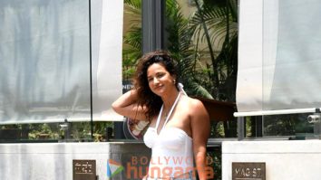 Photos: Aisha Sharma spotted outside a cafe in Bandra