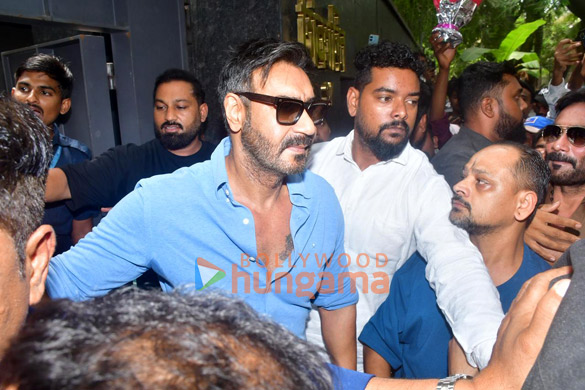 photos ajay devgn spotted near his residence on his birthday 1