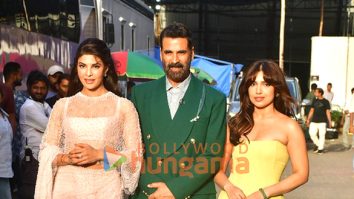 Photos: Akshay Kumar, Jacqueline Fernandez, Bhumi Pednekar and Farah Khan snapped on the sets of Wheel Of Fortune