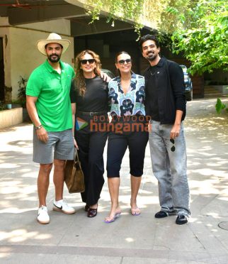 Photos: Neha Dhupia, Huma Qureshi, Saqib Saleem and Angad bedi snapped in Juhu