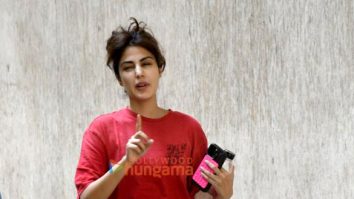 Photos: Rhea Chakraborty spotted outside the gym in Bandra