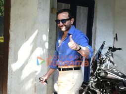 Photos: Saif Ali Khan snapped at dubbing studio in Bandra