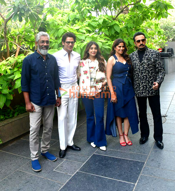 Photos: Vijay Varma, Saie Tamhankar, Kritika Kamra and others snapped promoting Matka King Photos: Vijay Varma, Saie Tamhankar, Kritika Kamra and others snapped promoting Matka King