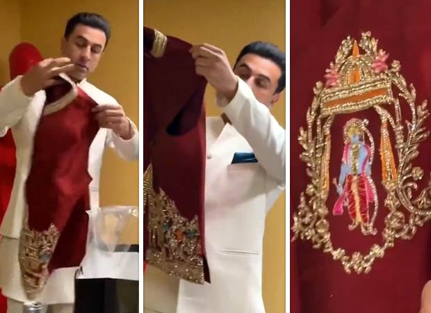 Ranbir Kapoor receives custom Ram Mandir jacket during Ramayana interaction at NYC
