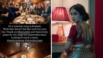 Sanya Malhotra wraps Kashmir schedule of Sundar Poonam, shares BTS glimpses