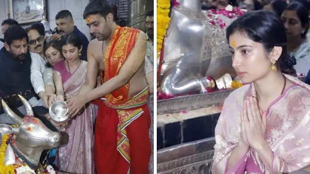 Sara Arjun attends Bhasma Aarti at Shree Mahakaleshwar Temple after Dhurandhar The Revenge crosses Rs 1000 crores in Hindi: “I am overjoyed”