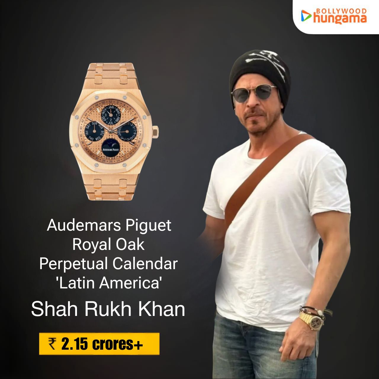 Shah Rukh Khan turns heads with rare Rs.2.15 crore Audemars Piguet watch; keeps it sharp in understated casuals