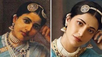 Shruti Haasan recreates Raja Ravi Varma’s iconic muse in G Venket Ram’s viral photo series; internet reacts