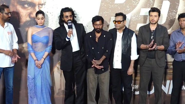 Peddi trailer launch | Ram Charan | Janhvi Kapoor | Buchi Babu | A. R. Rahman