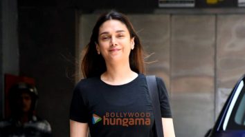 Photos: Aditi Rao Hydari snapped outside the gym in Bandra