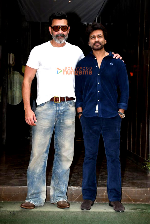 Photos: Bobby Deol and Nikhil Dwivedi snapped at special screening of Bandar Photos: Bobby Deol and Nikhil Dwivedi snapped at special screening of Bandar