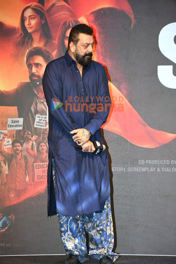 photos sanjay dutt nitu chandra srivastava tridha choudhary and others snapped at trailer launch of aakhri sawal 3