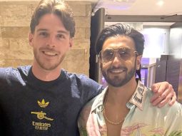 Ranveer Singh meets Arsenal midfielder Declan Rice in Budapest