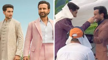 Saif Ali Khan and Ibrahim Ali Khan as the quirky father-son duo crack up in viral BTS video