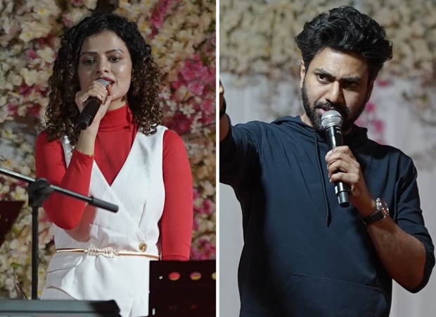 Palak Muchhal rehearsing with fever Mithoon live show Surat dedication performance