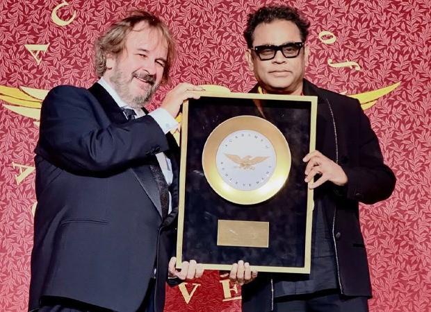 A.R. Rahman receives Golden Plate Award at American Academy of Achievement summit in Washington, DC