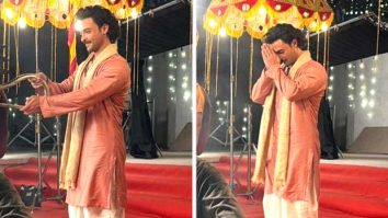 Aayush Sharma shoots next action film in Varanasi; actor spotted with his mother at the city’s iconic ghats