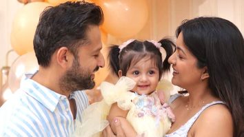 Ishita Dutta and Vatsal Sheth reveal daughter Veda’s face on her first birthday; fans call family photos ‘adorable’