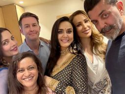 Preity Zinta launches jewellery brand Jacarti; Celina Jaitly, Bobby Deol and Iulia Vantur join celebrations: “Mother of all selfies”