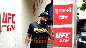 Photos: Aditya Roy Kapur snapped outside a gym in Bandra