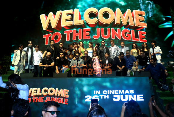 photos akshay kumar jacqueline fernandez disha patani aftab shivdasani and others attend the trailer launch of welcome to the jungle 9