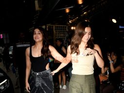 Photos: Alia Bhatt and Sharvari snapped outside a cafe in Bandra
