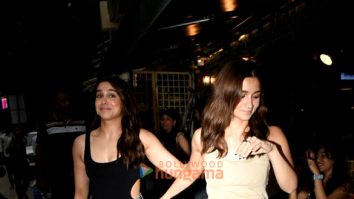 Photos: Alia Bhatt and Sharvari snapped outside a cafe in Bandra