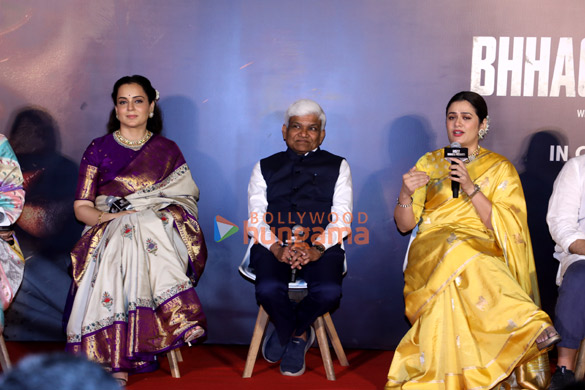 photos kangana ranaut girija oak jayantilal gada and others grace the trailer launch of bharat bhhagya viddhaata 3