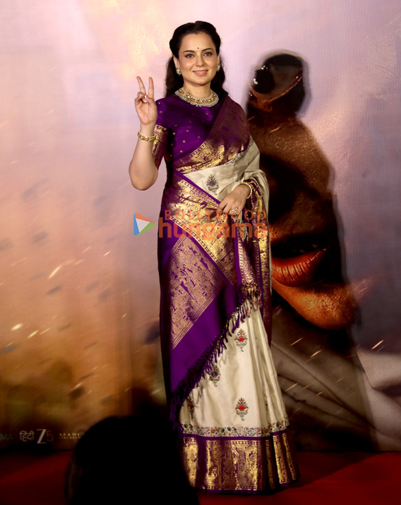 photos kangana ranaut girija oak jayantilal gada and others grace the trailer launch of bharat bhhagya viddhaata 9