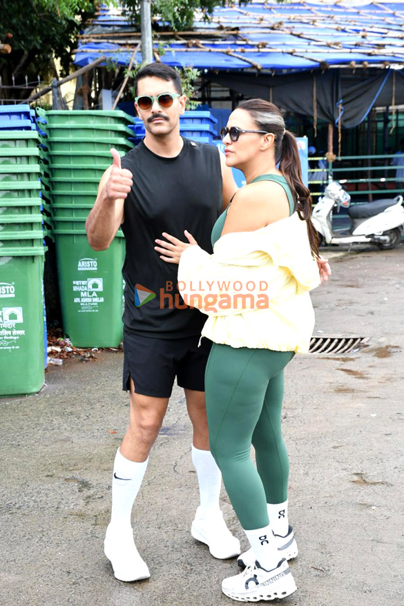 photos neha dhupia angad bedi sonakshi sinha and zaheer iqbal snapped shooting the double date episode 5