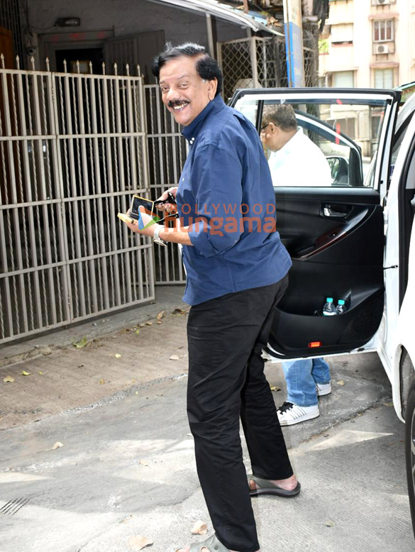 Photos: Priyadarshan snapped at a dubbing studio in Bandra
