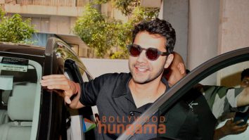 Photos: Varun Dhawan snapped at Tips office in Khar