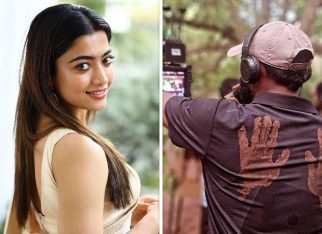 Rashmika Mandanna leaves muddy handprints on Mysaa DOP in fun BTS photo; makers tease, “The blood marks are on their way”