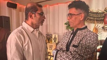India’s two biggest creative powers in one frame: TVF’s Arunabh Kumar and filmmaker Karan Johar at IIFA Connex