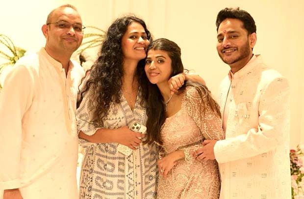 EXCLUSIVE: Tanishk Bagchi gets engaged to Payal Dangodra in a close-knit ceremony at Mahaveer Jain’s home; Amruta Fadnavis attends