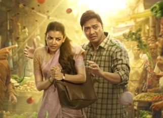 Makers of The India Story unveil new poster featuring Kajal Aggarwal Kitchlu and Shreyas Talpade amid an angry mob