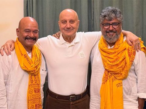 Anupam Kher wraps first schedule of Shri Ram Bhoomi in Ayodhya; says, “A part of me stayed behind” Anupam Kher wraps first schedule of Shri Ram Bhoomi in Ayodhya; says, “A part of me stayed behind”