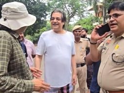 Chandrachur Singh interacts with officials during Gurugram demolition drive outside his residence